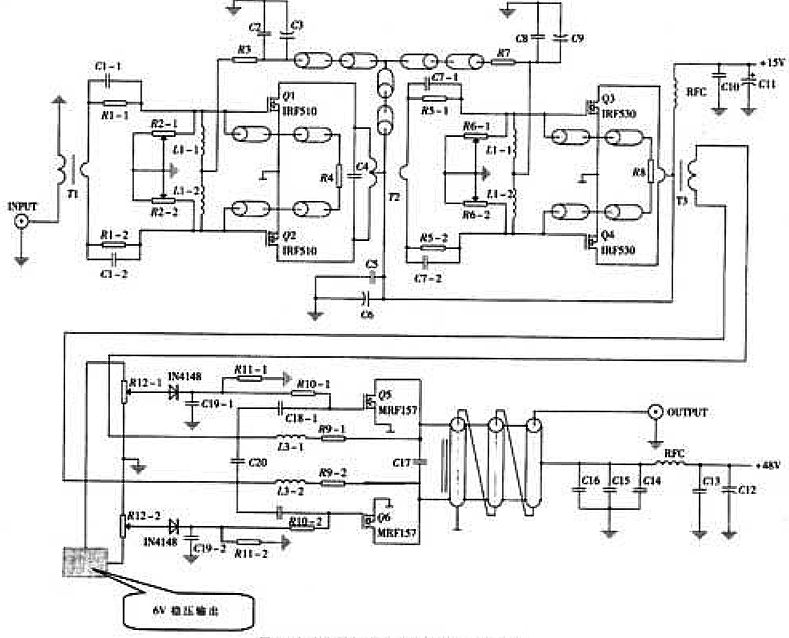 脉冲功率放大器电路设计图及要求-MOS场效应管应用-竟业电子