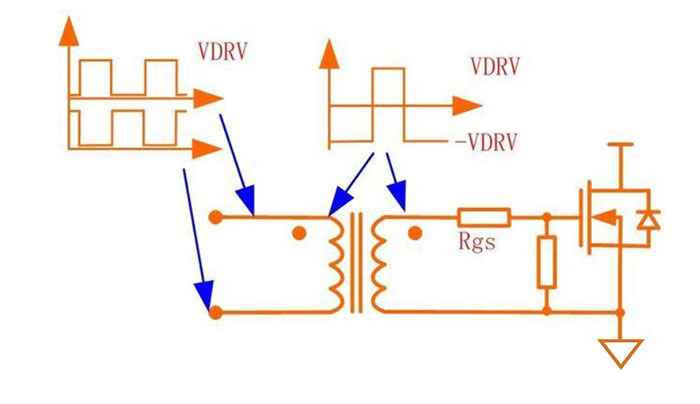 MOS管（场效应管）的驱动变压器隔离电路
