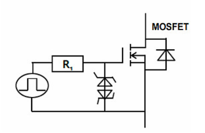 场效应管MOS管栅极故障预防电路图
