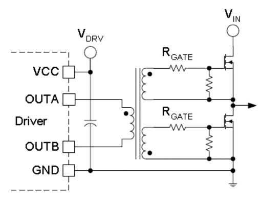 高能量桥式转换器中双端PWM控制器控制MOS场效应管-竟业电子